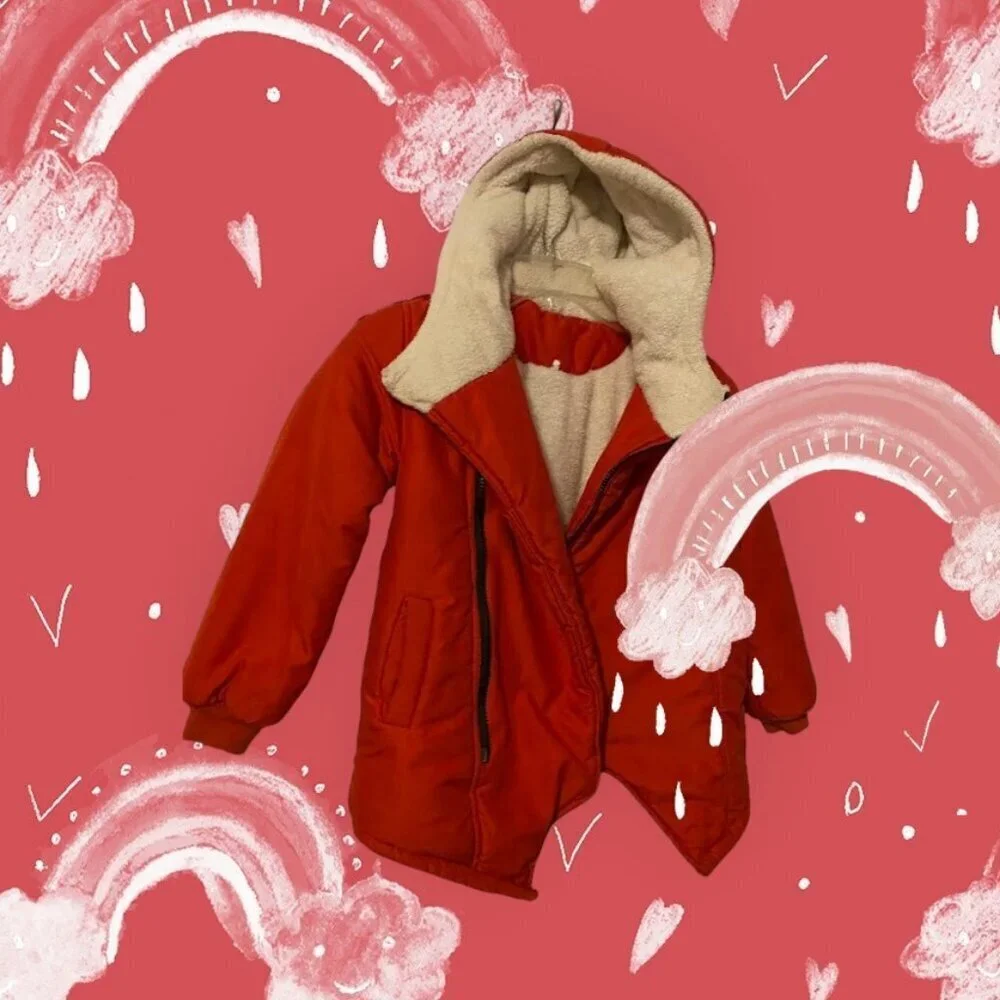 Girl's Winter Hooded Coat